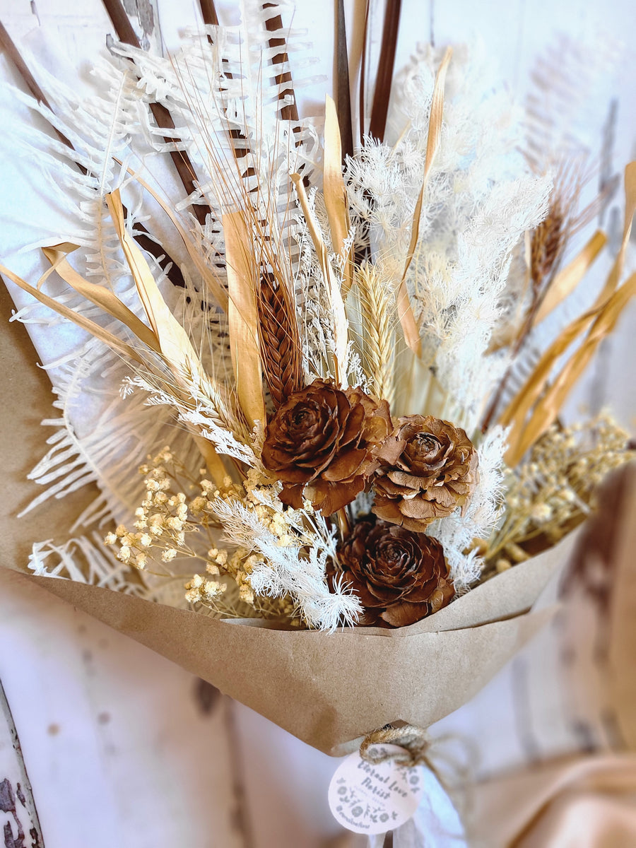 LARGE DRIED FLOWER BOUQUET STYLE NO.02 – Eternal Love