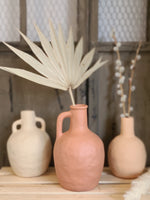 Load image into Gallery viewer, NEUTRAL CERAMIC VASE WITH HANDLE
