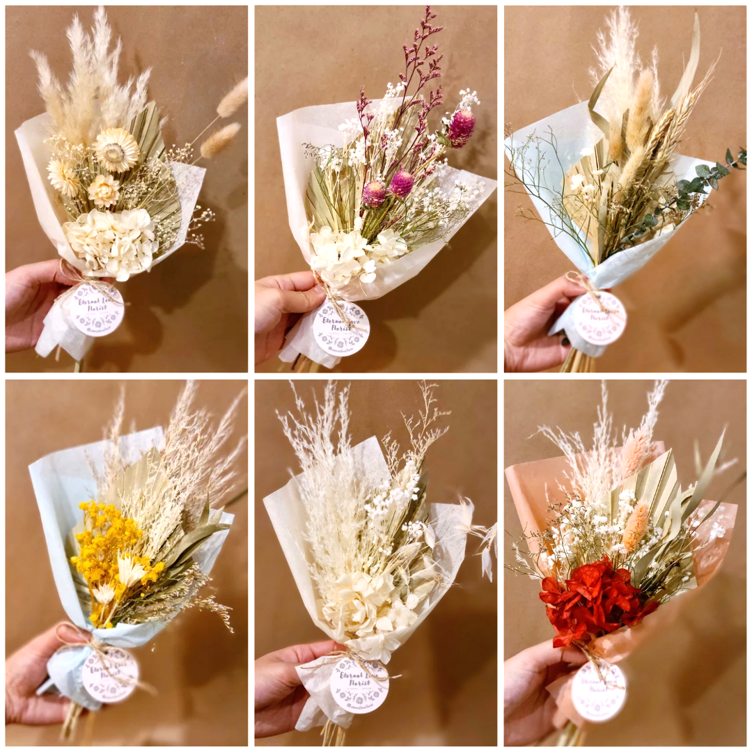 NEW DRIED FLOWER BOUQUET