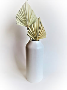 WHITE CERAMIC VASE