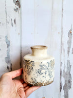 Load image into Gallery viewer, CERAMIC VASE WITH FLORAL PRINT
