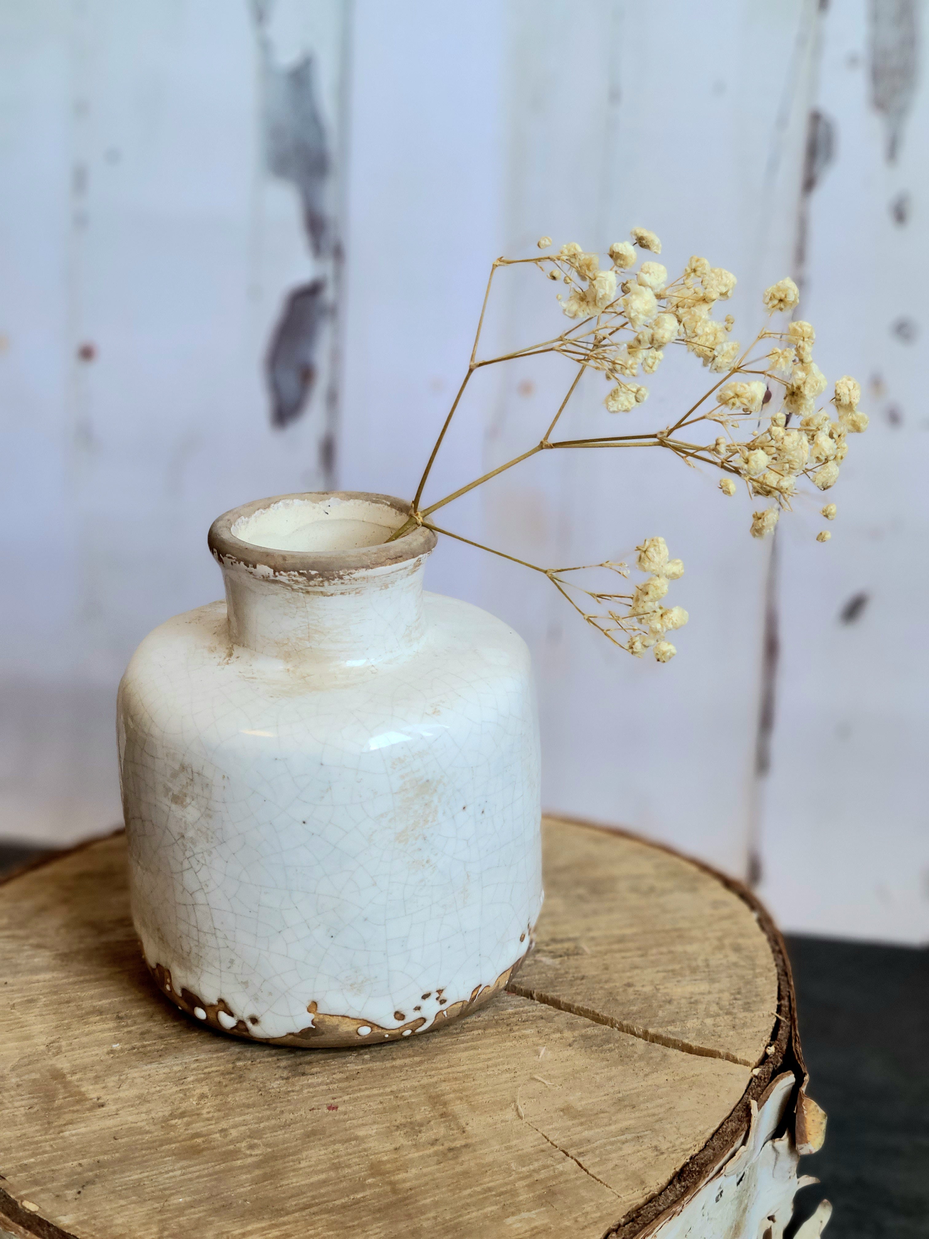 RUSTIC CERAMIC BUDVASE