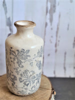 Load image into Gallery viewer, CERAMIC VASE WITH FLORAL PRINT

