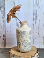 Load image into Gallery viewer, CERAMIC VASE WITH FLORAL PRINT
