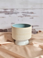 Load image into Gallery viewer, CERAMIC FOOTED UMBRA POT
