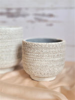 Load image into Gallery viewer, AZTEC PATTERN CEMENT PLANTER
