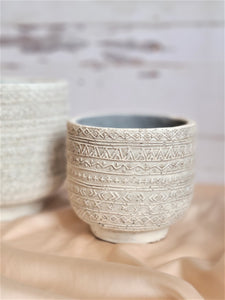 AZTEC PATTERN CEMENT PLANTER