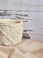 Load image into Gallery viewer, CEMENT FLOWER PLANTER MACRAME PATTERN
